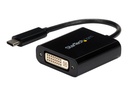 StarTech.com StarTech USB C to DVI Adapter - Black - 1920x1200 - USB Type C Video Converter for Your DVI D Display / Monitor / Projector (CDP2DVI)