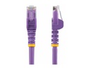 StarTech.com 1.5m CAT6 Ethernet Cable, 10 Gigabit Snagless RJ45 650MHz 100W PoE Patch Cord, CAT 6 10GbE UTP Network Cable w/Strain Relief, Purple, Wiring is UL Certified/TIA - Category 6 - 24AWG (N6PATC150CMPL)
