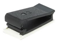 Delock Kabelhalter - Schwarz (Packung mit 10)
