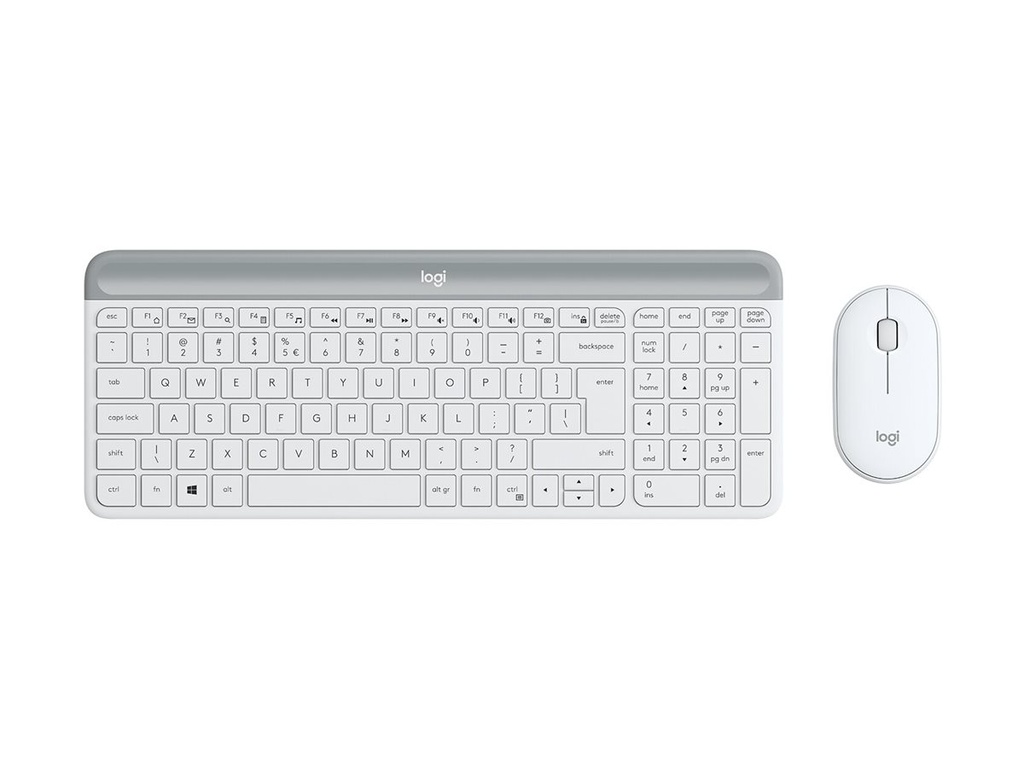 Logitech Slim Wireless Combo MK470 - Tastatur-und-Maus-Set