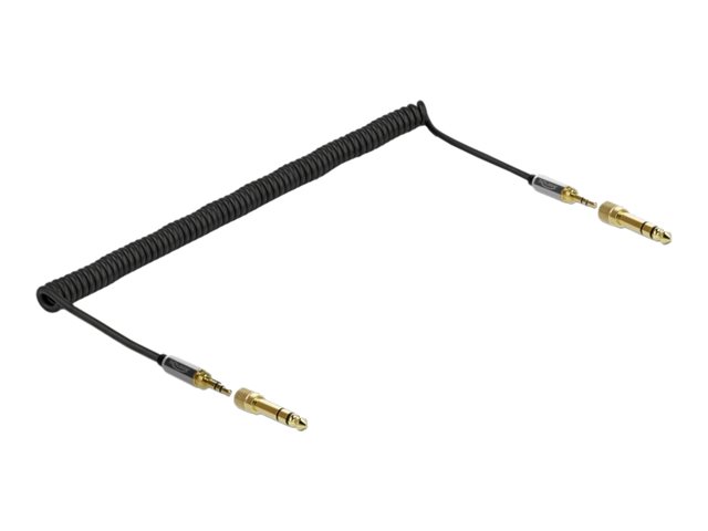 Delock Audio-Kabelkit - Schwarz - gewickelt