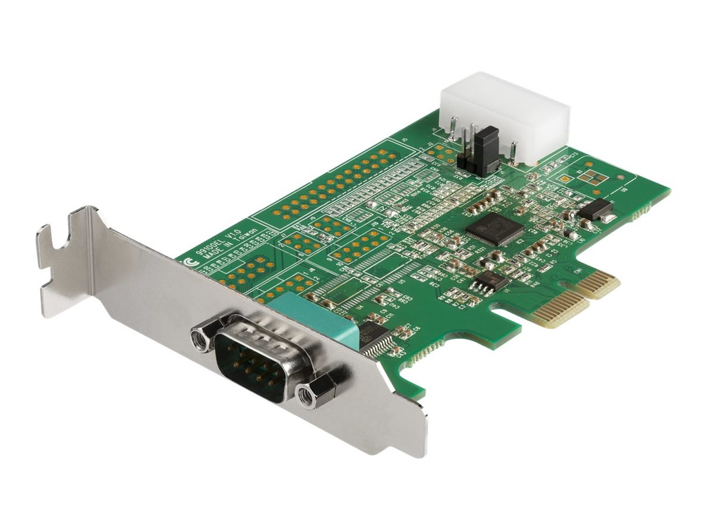 StarTech.com Startech 1 Port Serielle PCI Express RS232 Adapter Karte - Serielle PCIe RS232 Kontroller Karte - PCIe zu Seriell DB9 - 16950 UART - Niedrigprofil-Erweiterungskarte - Windows & Linux (PEX1S953LP)