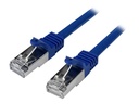 StarTech.com Startech 3m CAT6 Ethernet Cable, 10 Gigabit Shielded Snagless RJ45 100W PoE Patch Cord, CAT 6 10GbE SFTP Network Cable w/Strain Relief, Blue, Wiring is UL Certified/TIA - Category 6 - 26AWG (N6SPAT3MBL)