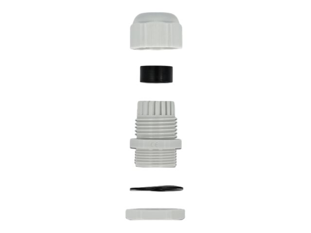 Delock PG13.5 - Kabelverschraubung - Grau (Packung mit 10)