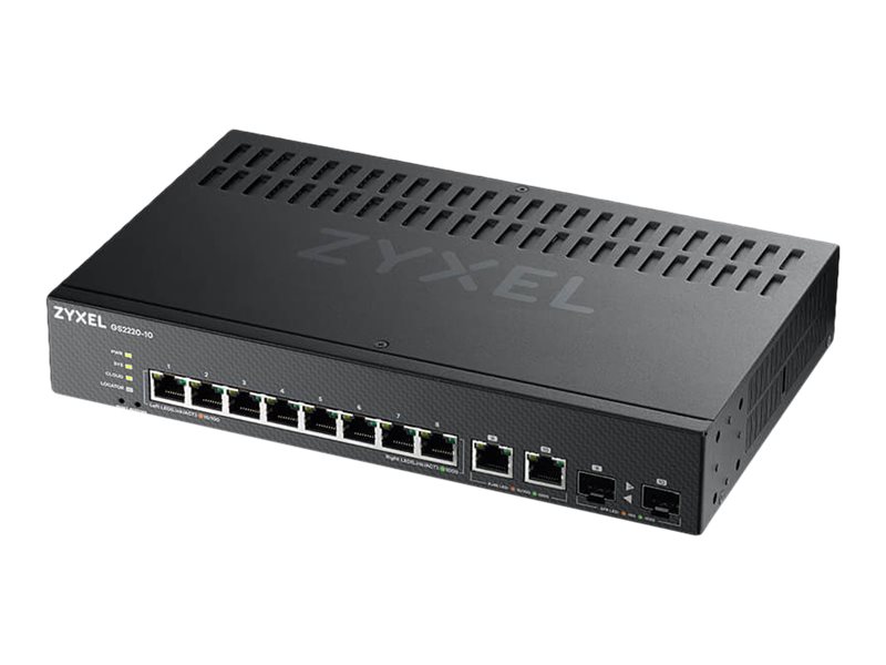 ZyXEL GS2220-10 - Switch - managed - 8 x 10/100/1000