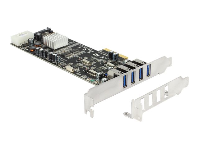 Delock PCI Express Card > 4 x external USB 3.0 Quad Channel