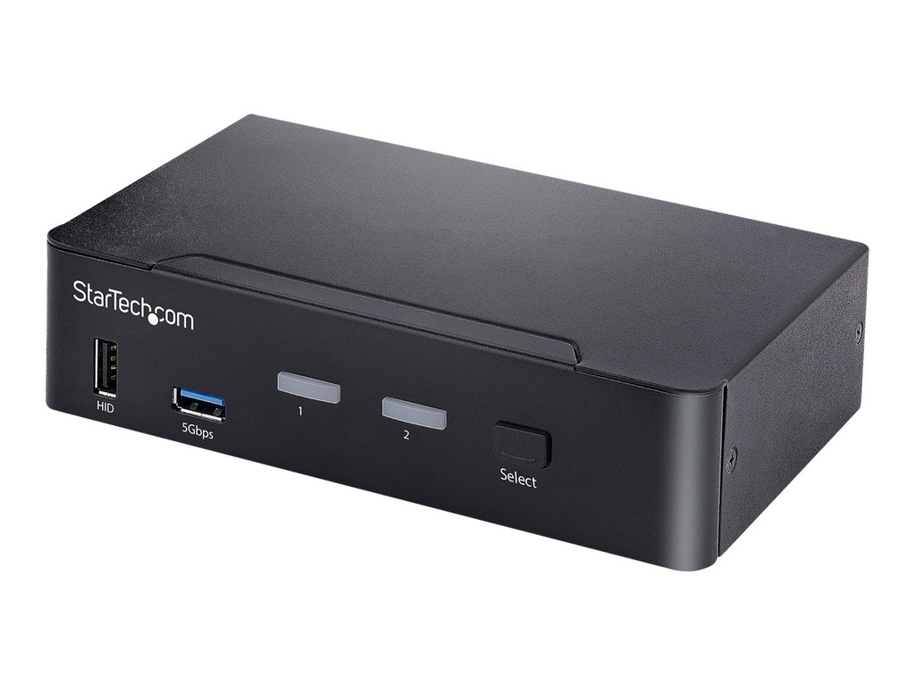 StarTech.com 2 Port USB C KVM Switch, KVM Umschalter
