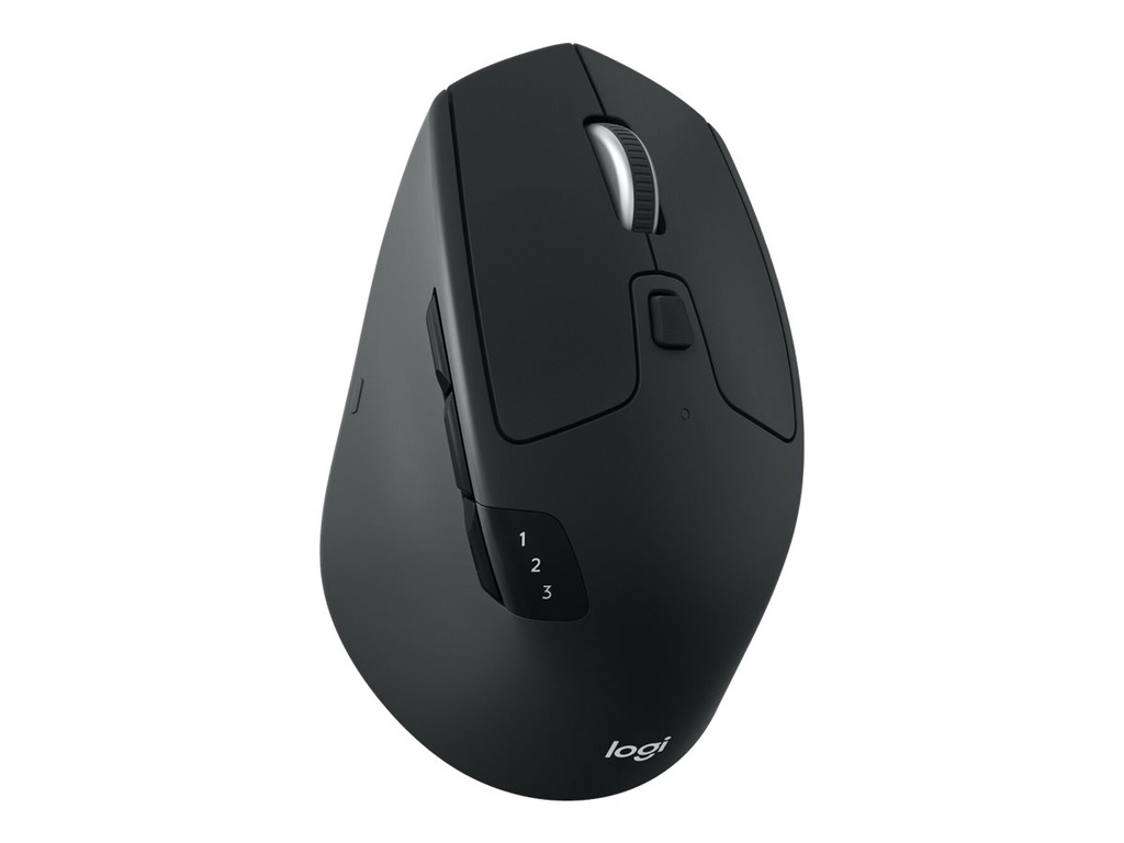 Logitech M720 Triathlon - Maus - Für Rechtshänder - optisch - 7 Tasten - kabellos - Bluetooth, 2.4 GHz - kabelloser Empfänger (USB)