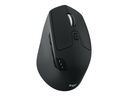 Logitech M720 Triathlon - Maus - Für Rechtshänder - optisch - 7 Tasten - kabellos - Bluetooth, 2.4 GHz - kabelloser Empfänger (USB)