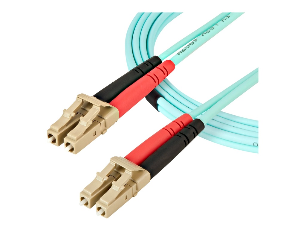 StarTech.com 5 m LC auf LC OM4 Multimode Glasfaserkabel, LWL Patchkabel - Netzwerkkabel - LC Multi-Mode (M)