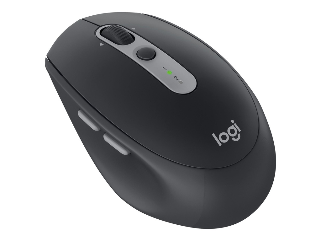 Logitech M590 Silent - Maus - Für Rechtshänder - optisch - 7 Tasten - kabellos - Bluetooth, 2.4 GHz - kabelloser Empfänger (USB)