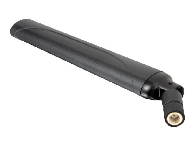 Delock LTE RP-SMA antenna with flexible joint - Funkmodemantenne - 0 dBi (für 790 bis 960 MHz)