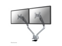 Neomounts FPMA-D750D - Befestigungskit - Voll beweglich - für 2 LCD-Displays - Silber - Bildschirmgröße: 25.4-81.3 cm (10"-32")