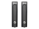 Eaton Tripp Lite Series Replacement Lock for SmartRack Server Rack Cabinets - Front and Back Doors, 2 Keys, Version 2 - Rack-Griff - an Tür montierbar (Packung mit 2)