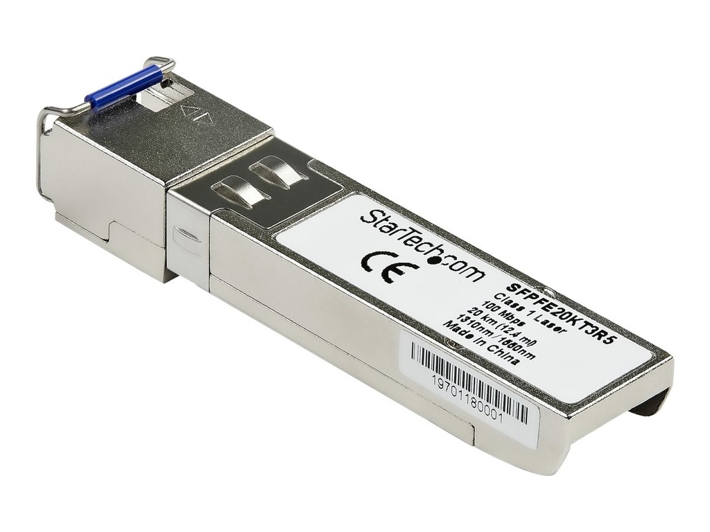 StarTech.com SFPFE20KT5R3 Transceiver Modul (Juniper SFP-FE20KT15R13 kompatibel, SFP, 100 Mbps, 20 km, Single Mode, Mini-GBIC)