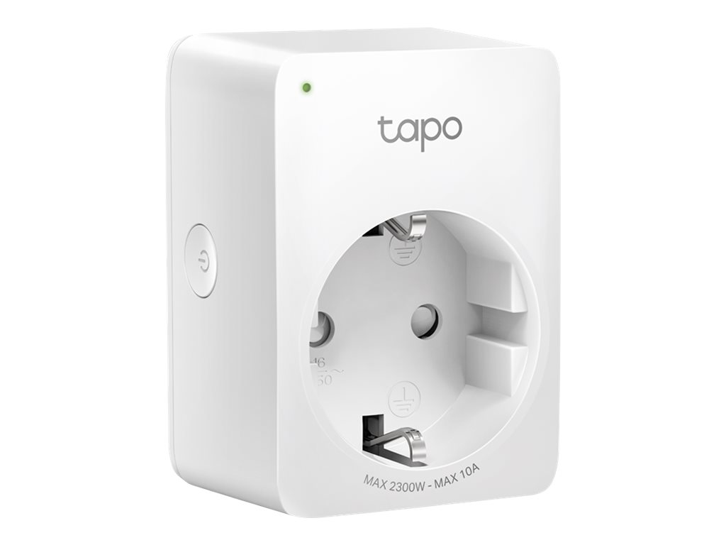 TP-LINK Tapo P100 V2.2 - Smart-Stecker - kabellos - 802.11b/g/n, Bluetooth 4.2