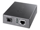 TP-LINK TL-FC111A-20 - Medienkonverter - 100Mb LAN - 10Base-T, 100Base-TX, WDM - SC/UPC Einzelmodus / RJ-45 - bis zu 20 km - 1550 (TX)