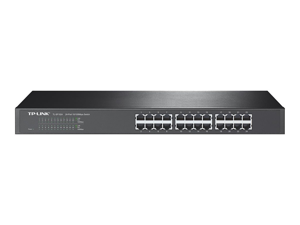 TP-LINK SF1024 - Switch - 24 x - Desktop - Switch - 0,1 Gbps