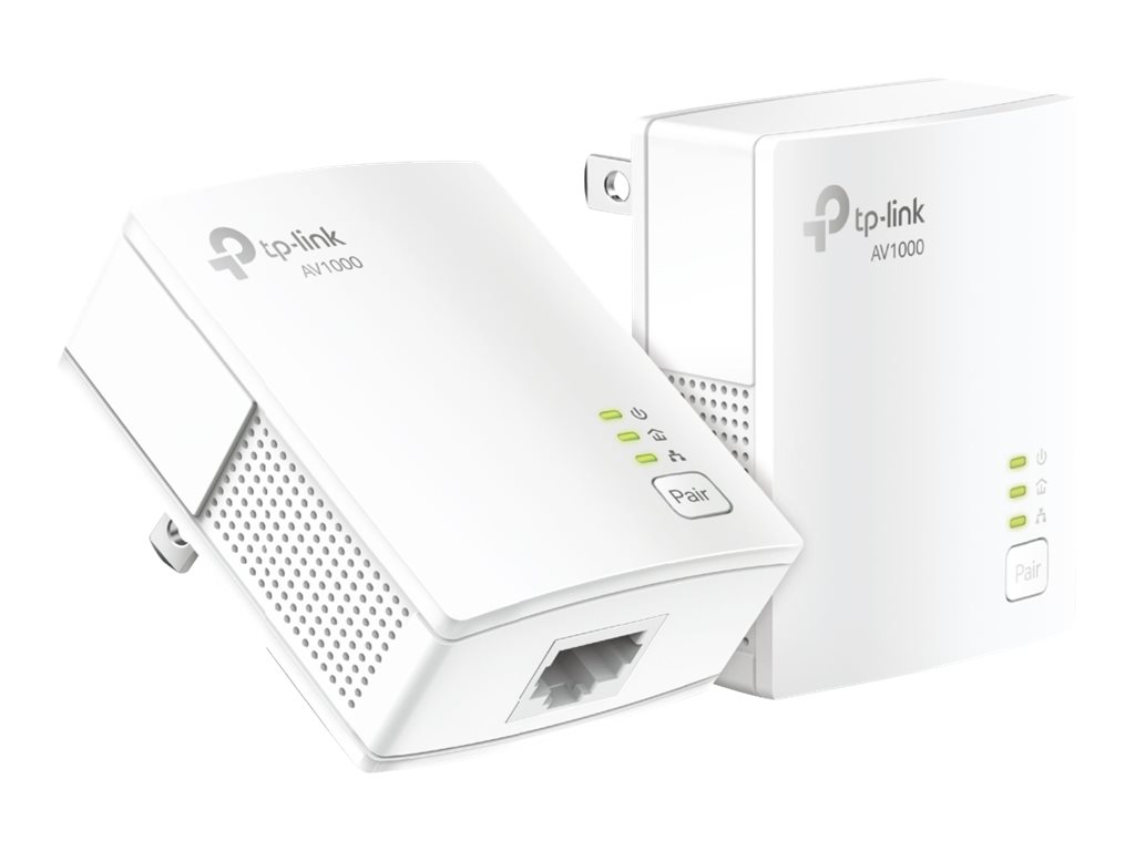 TP-LINK TL-PA7017 KIT - V4 - Starter Kit - Powerline Adapterkit 1GbE, HomePlug AV (HPAV)