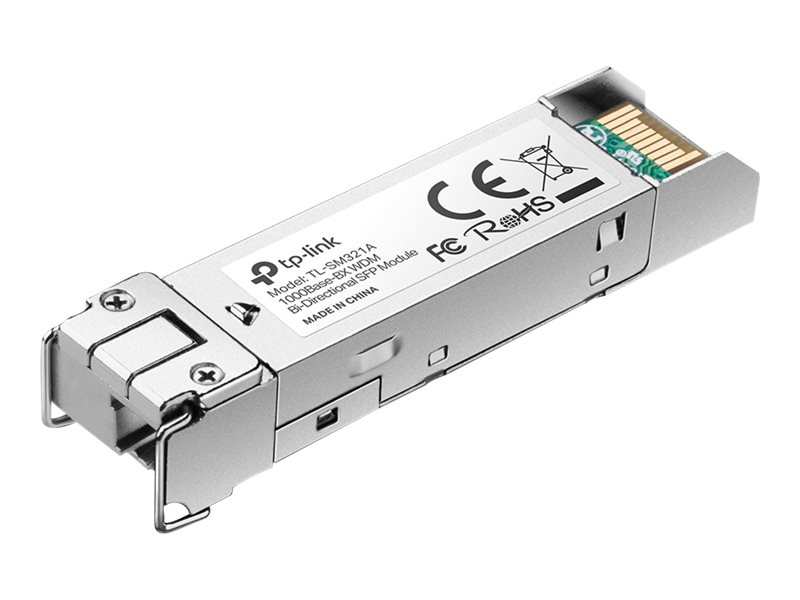 TP-LINK TL-SM321A - V2 - SFP (Mini-GBIC)-Transceiver-Modul - 1GbE - 1000Base-BX - LC/UPC Einzelmodus - bis zu 10 km - 1550 (TX)