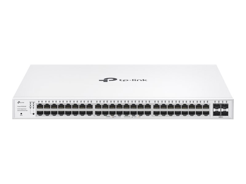 TP-LINK Festa FS352GP V1 - Switch - Smart - 52 x 10/100/1000Base-T + 4 x 1 Gigabit SFP - an Rack montierbar - PoE+ (384 W)
