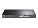 TP-LINK JetStream TL-SG1218MPE - Switch - Smart - 16 x 10/100/1000 (PoE+)