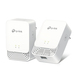TP-LINK G.hn1200 Powerline Kit - 607 Mbit/s - Gigabit Ethernet - 10,100,1000 Mbit/s - HomePlug AV2 - 300 m - Weiß