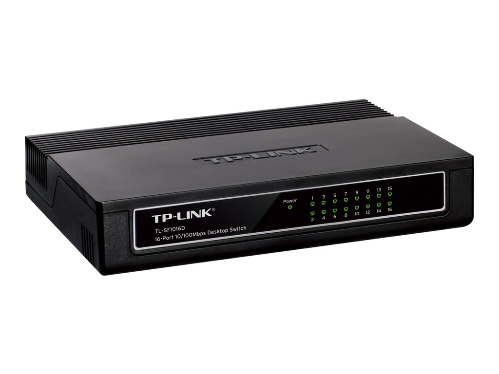 TP-LINK TL-SF1016D Switch 16-Port Desktop-Switch