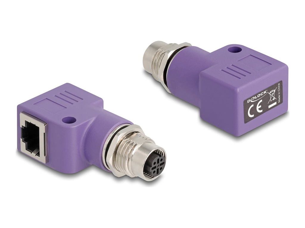 Delock Netzwerkadapter - 4-polig M12-D (W)