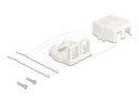 Delock Gehäuse mit modularen Einsätzen - Keystone-Oberfläche montierte Box