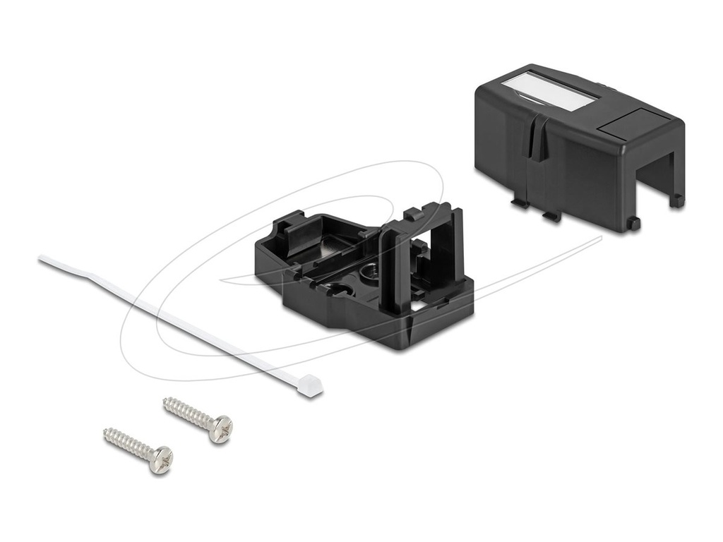 Delock Gehäuse mit modularen Einsätzen - Keystone-Oberfläche montierte Box
