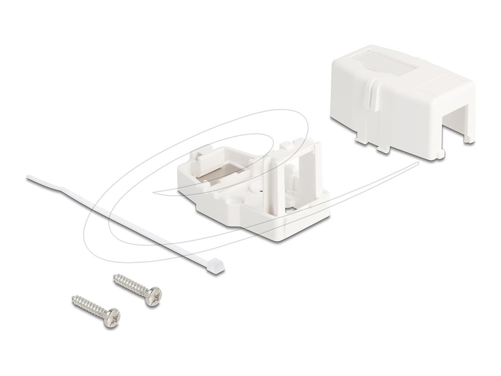 Delock Gehäuse mit modularen Einsätzen - Keystone-Oberfläche