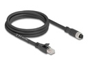 Delock Netzwerkkabel - RJ-45 (M) zu 8 pin M12-X (W)