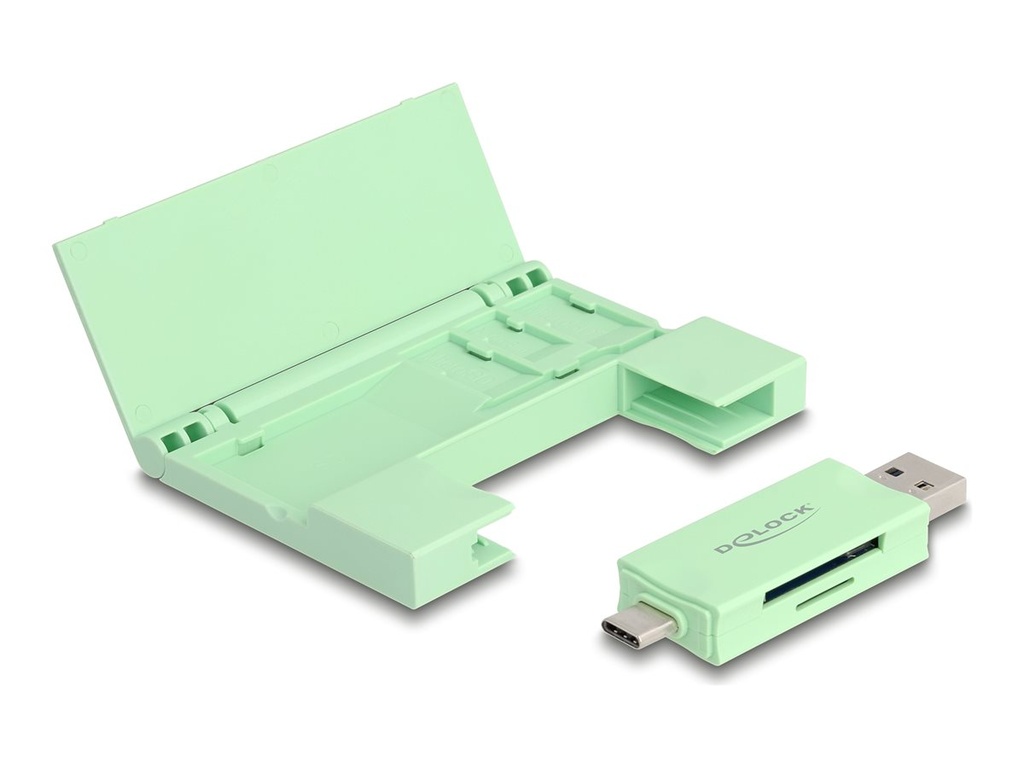 [91015] Delock Kartenleser (microSD, SD, MMC) - USB