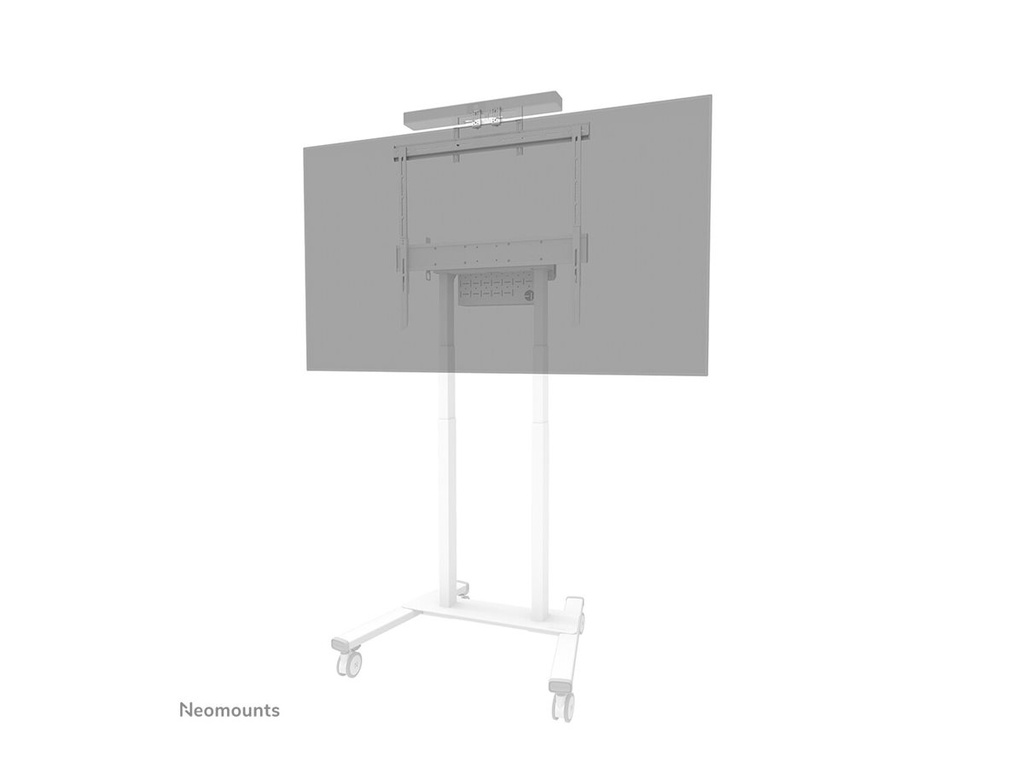 Neomounts Befestigungskit (Montageklammer) - für Video-Leiste - universal - Stahl - weiß - Bildschirmgröße: 109.2-279.4 cm (43"-110")