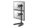Neomounts FPMA-D700DDV - Aufstellung - Voll beweglich - für 2 LCD-Displays - Schwarz - Bildschirmgröße: 25.4-68.6 cm (10"-27")