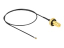 Delock Antennenkabel - RP-SMA (W) Bulkhead zu MHF 4L LK (M)
