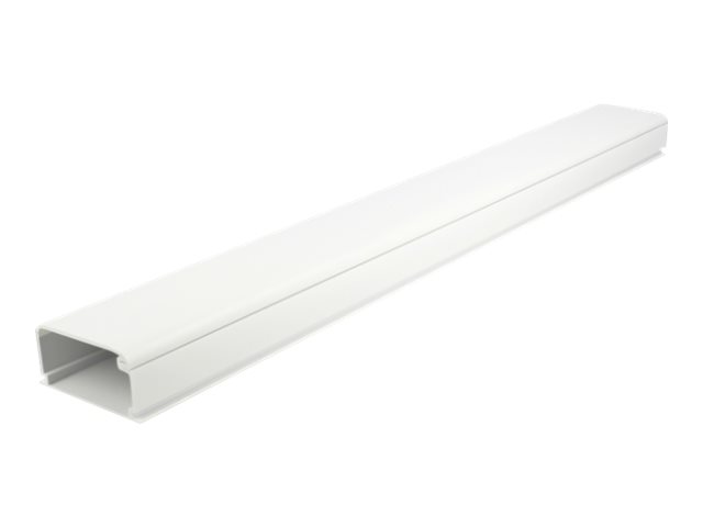 Delock Kabelkanal mit Abdeckung - 1 m - weiß