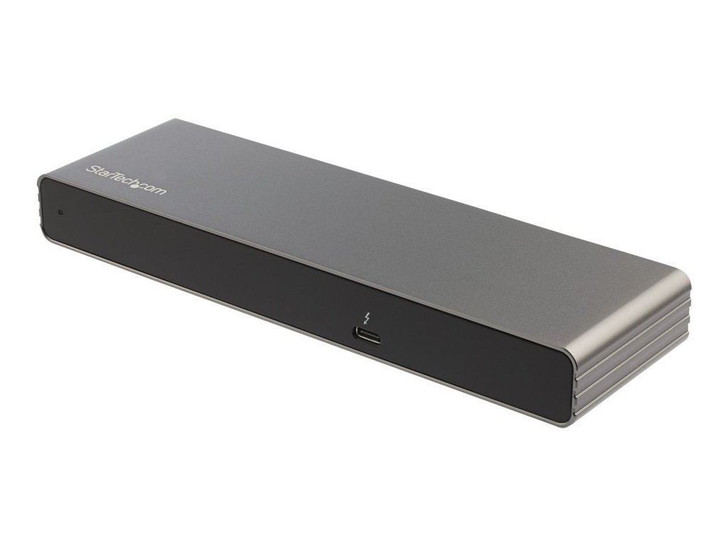 StarTech.com Thunderbolt 3 Dock, Dual 4K 60Hz Monitor TB3 Docking Station with DisplayPort, HDMI & 1080p VGA, 85W Power Delivery & Charging, Gigabit Ethernet, Universal Thunderbolt 3 Dock - TB3 Dock w/ 85W PD (TB3DK2DHVUE)