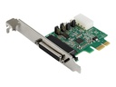 StarTech.com Startech 4 Port Serielle PCI Express RS232 Adapter Karte - PCIe RS232 Serielle Host Controller Karte - PCIe auf Serielle DB9 Karte - 16950 UART - Erweiterungskarte - Windows & Linux (PEX4S953)