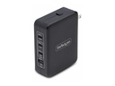 StarTech.com 140W USB-C Wall Charger, USB-C/USB-A, PD GaN Power Adapter - Netzteil - GaN-Technologie - 140 Watt - 5 A - Power Delivery 3.1 - 4 Ausgabeanschlussstellen (USB, 3 x USB-C)