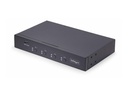 StarTech.com 4-Port KM Switch with Mouse Roaming, USB Switch for Keyboard/Mouse, 3.5mm and USB Audio, Peripheral Sharing for 4 Computers, USB 3.0 Switcher, TAA Compliant - Hotkey/Pushbutton Switching (P4A20132-KM-SWITCH)