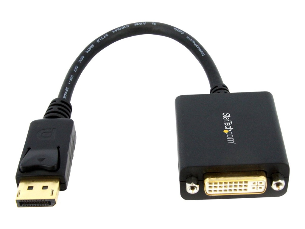 [DP2DVI2] StarTech.com StarTech DisplayPort auf DVI Adapter - DP (Stecker)