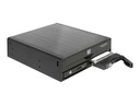 Delock 5.25" Mobile Rack for 1 x 5.25" Slim Drive + 2 x 2.5" SATA HDD / SSD - Gehäuse für Speicherlaufwerke - 2.5" (6.4 cm)