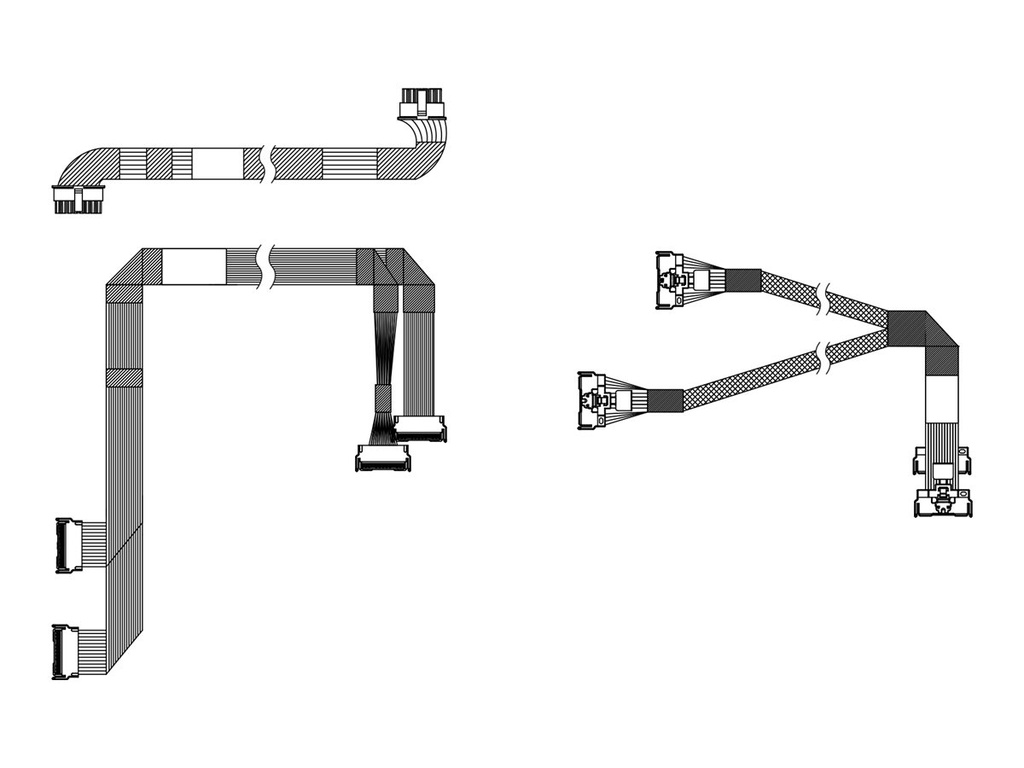 Lenovo Speicherkabelkit - für 4 x 2,5" NVMe-Backplane
