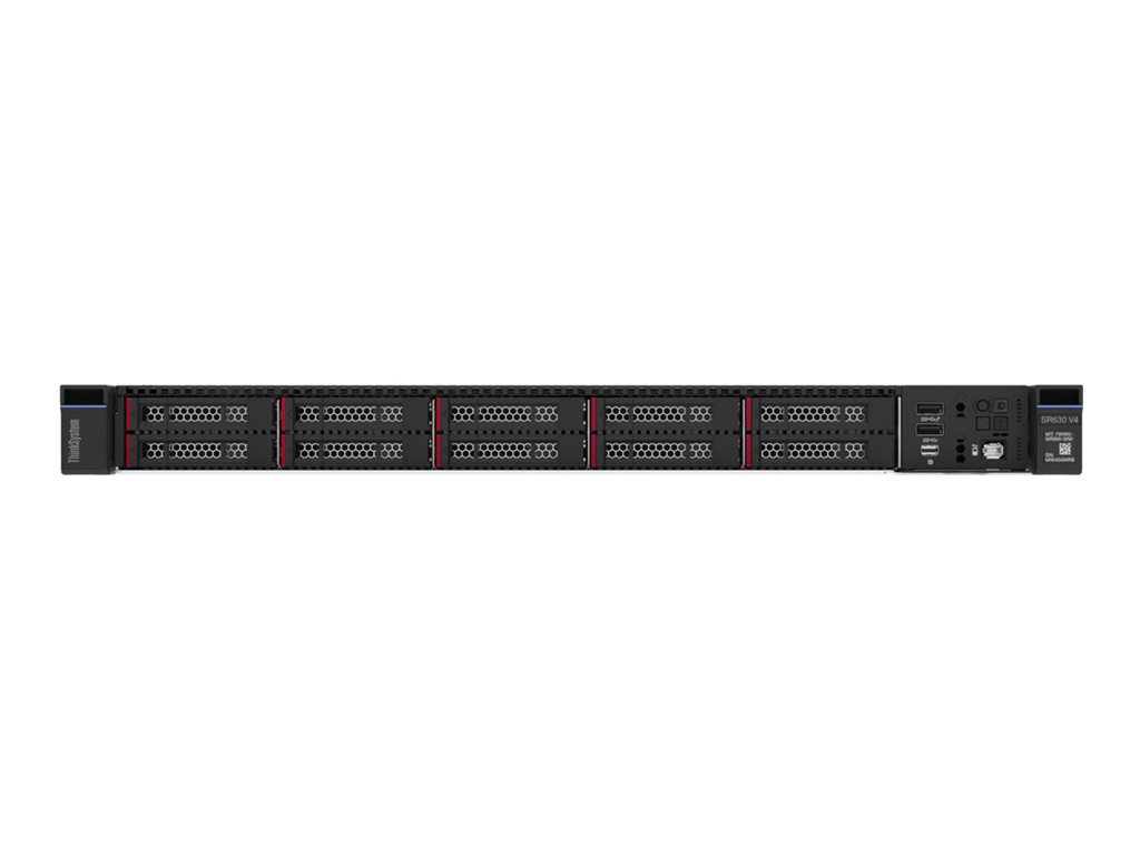 Lenovo ThinkSystem SR630 V4 7DG9 - Server - Rack-Montage - 1U - zweiweg - 2 x Xeon 6780E / 2.2 GHz - RAM 1 TB - Hot-Swap 6.4 cm (2.5")