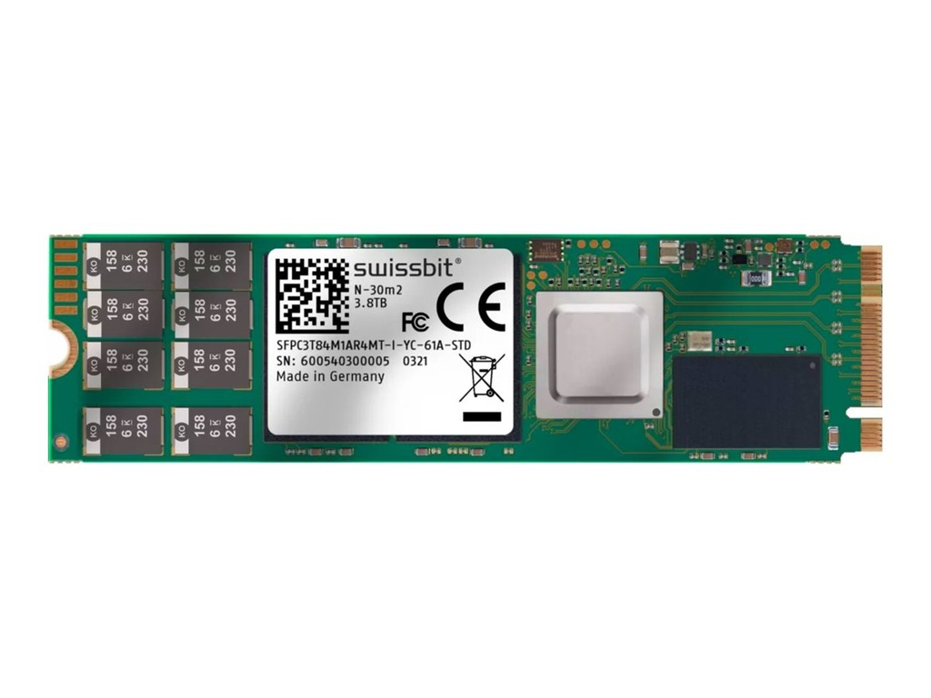 Lenovo Swissbit N-30m2 - SSD - Read Intensive - verschlüsselt - 960 GB - intern - M.2 2280 - PCIe 3.1 x4 (NVMe)