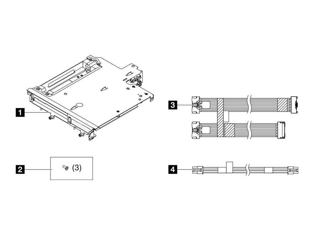 Lenovo Server-Riser-Baugruppe