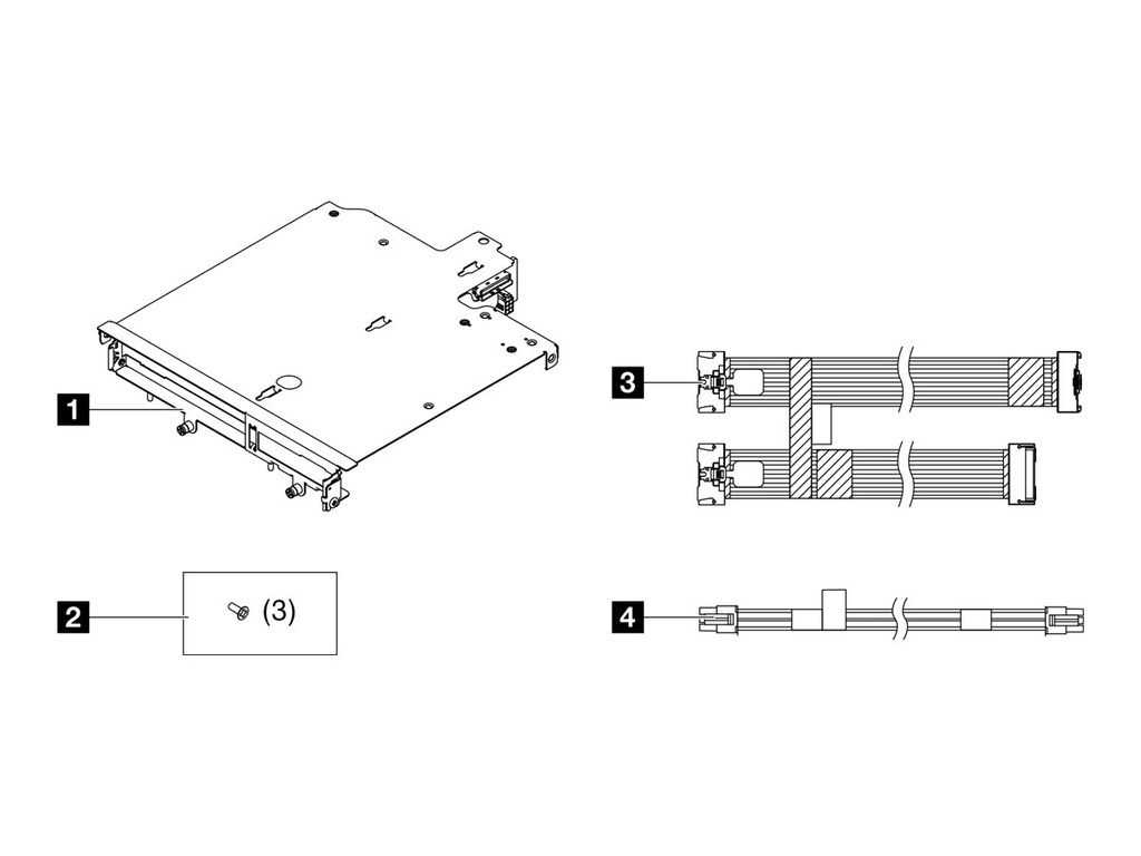 Lenovo Server-Riser-Baugruppe