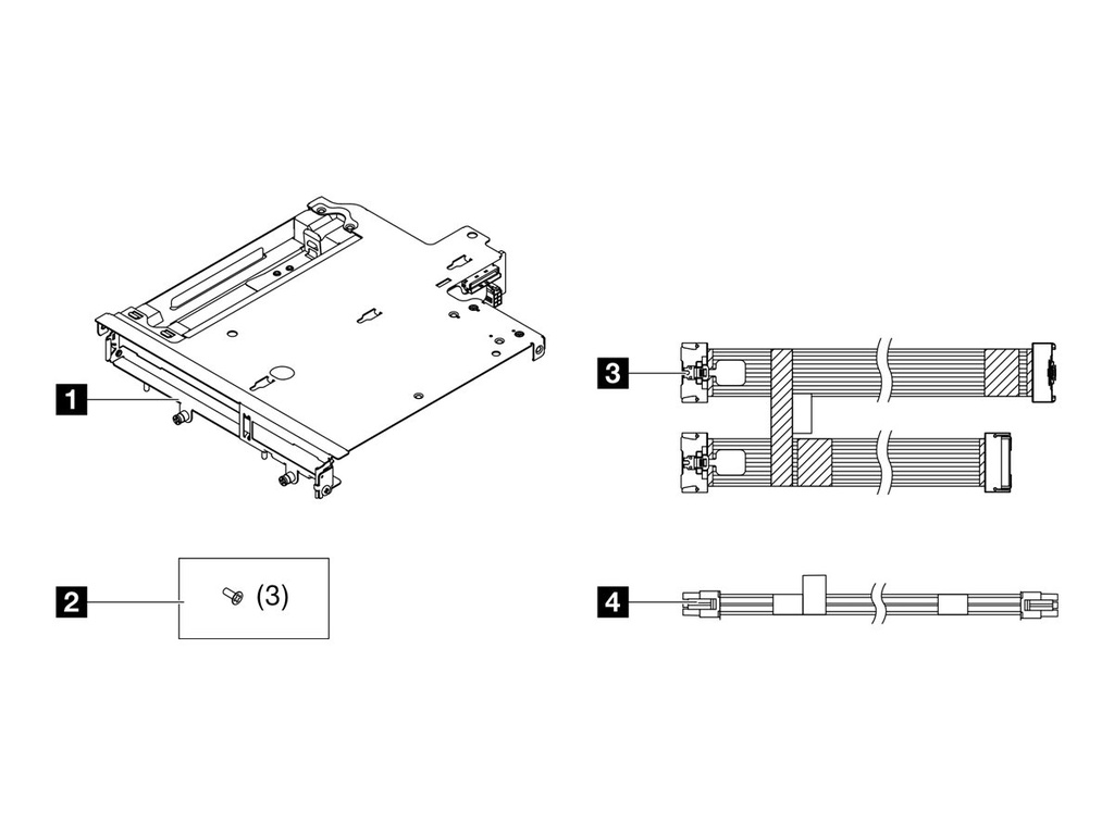 Lenovo Server-Riser-Baugruppe